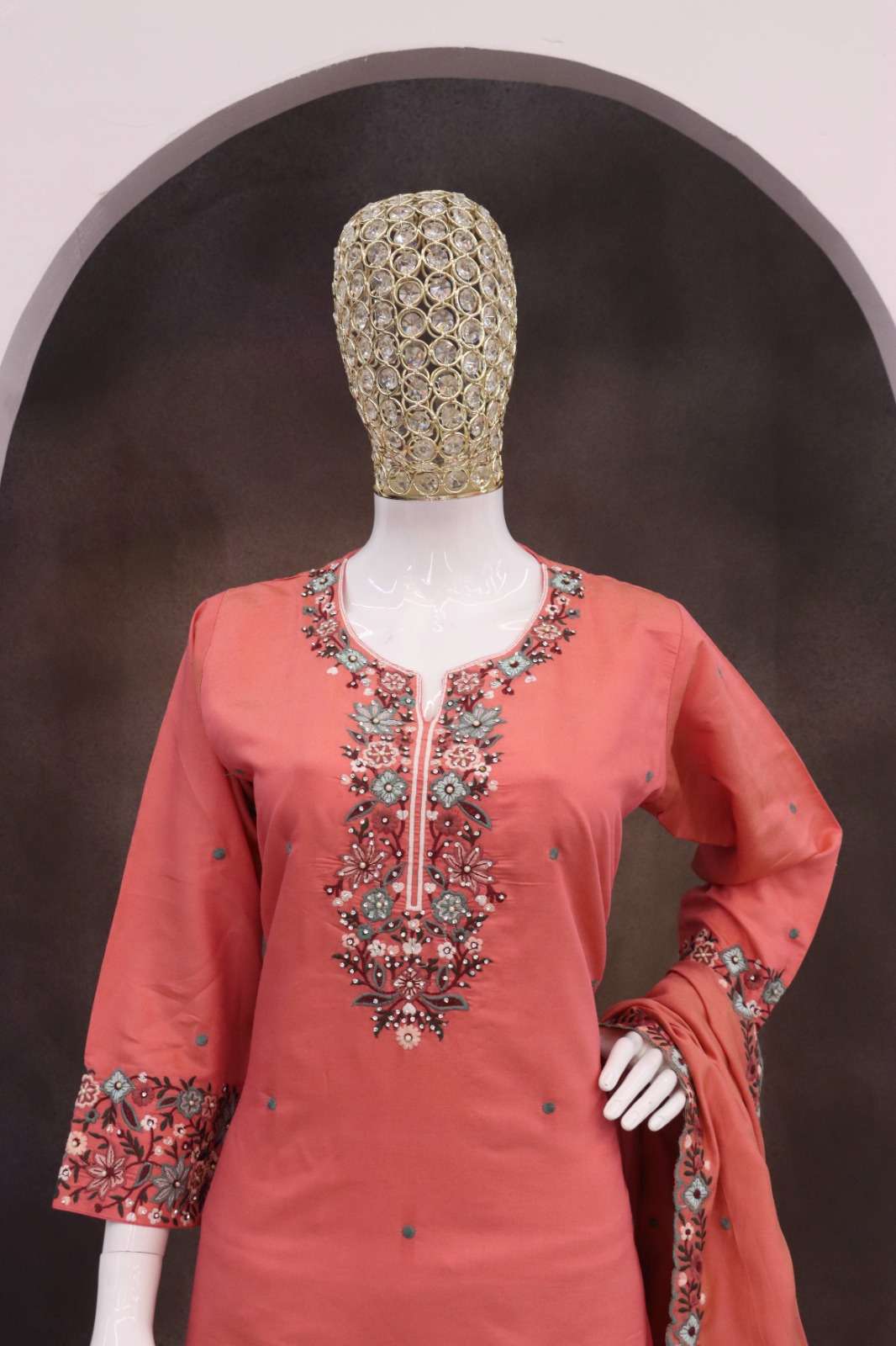 10224 READYMADE COLLECTION SIMAR MULTI WORK PALAZZO SUIT FOR WEDDING TYPE OUTFIT SHOP NOW